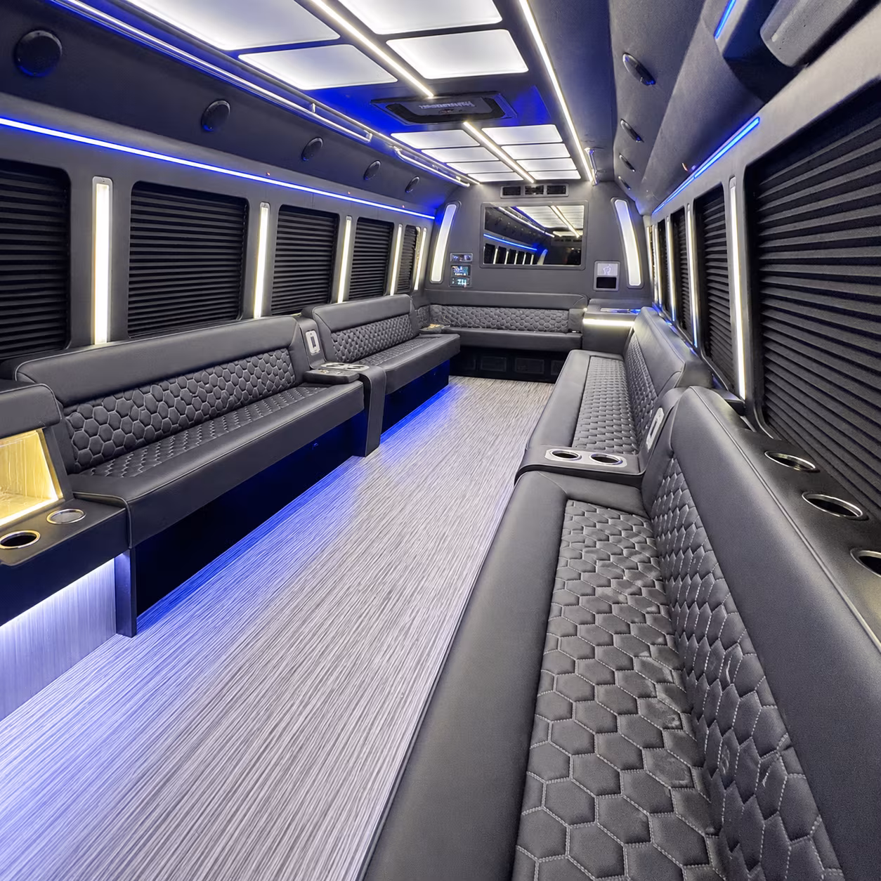 Baton Rouge Bachelor & Bachelorette Transportation party bus exterior