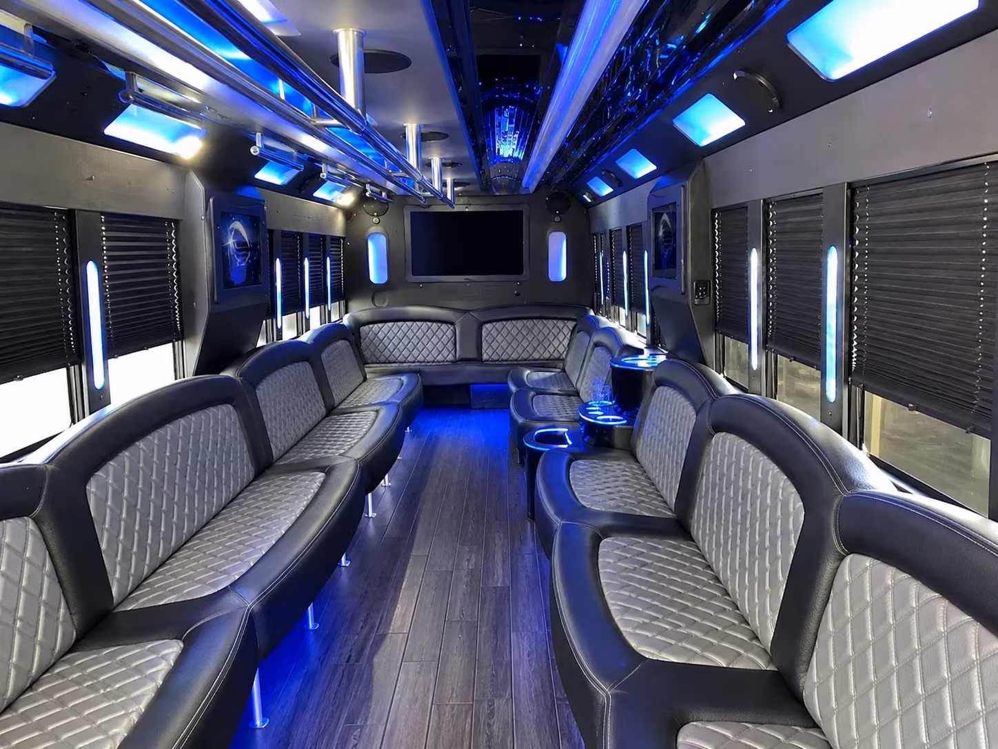 Baton Rouge Bachelor & Bachelorette Transportation party bus exterior