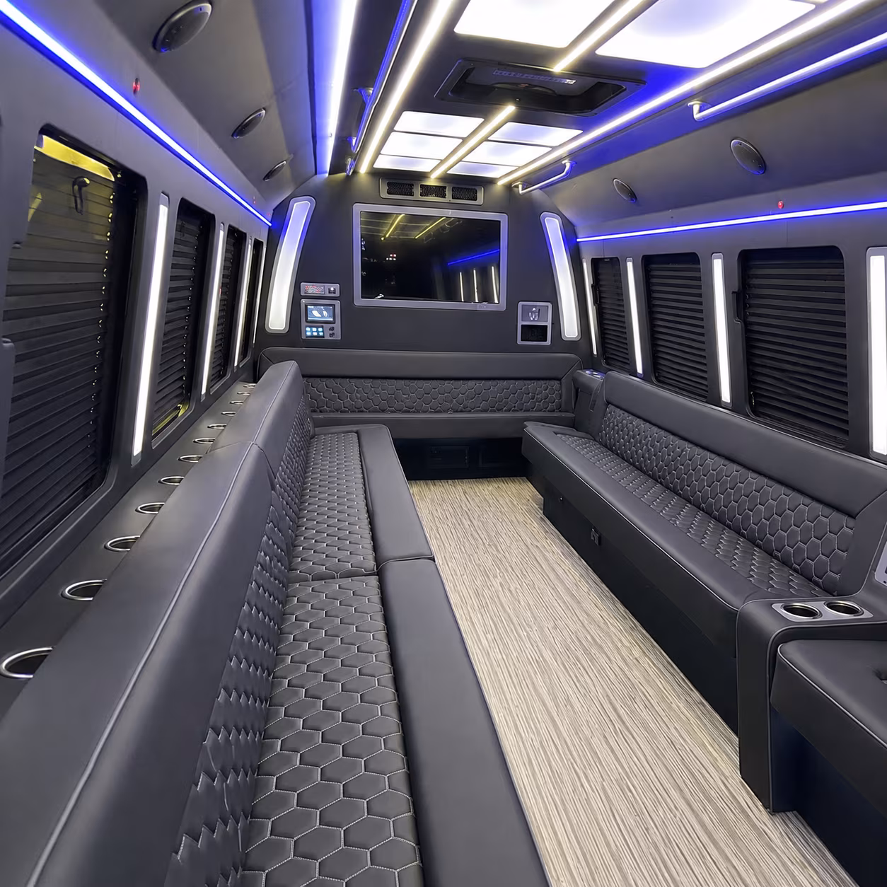 Baton Rouge Concert & Music Festival Transportation onboard seating