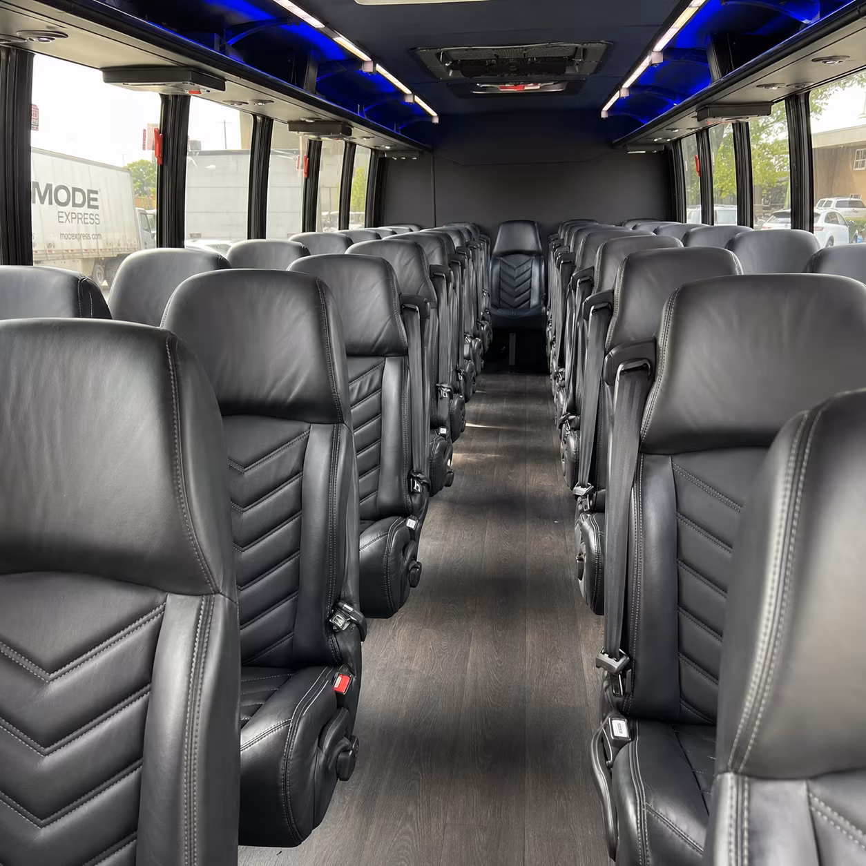 Baton Rouge Corporate Transportation party bus exterior