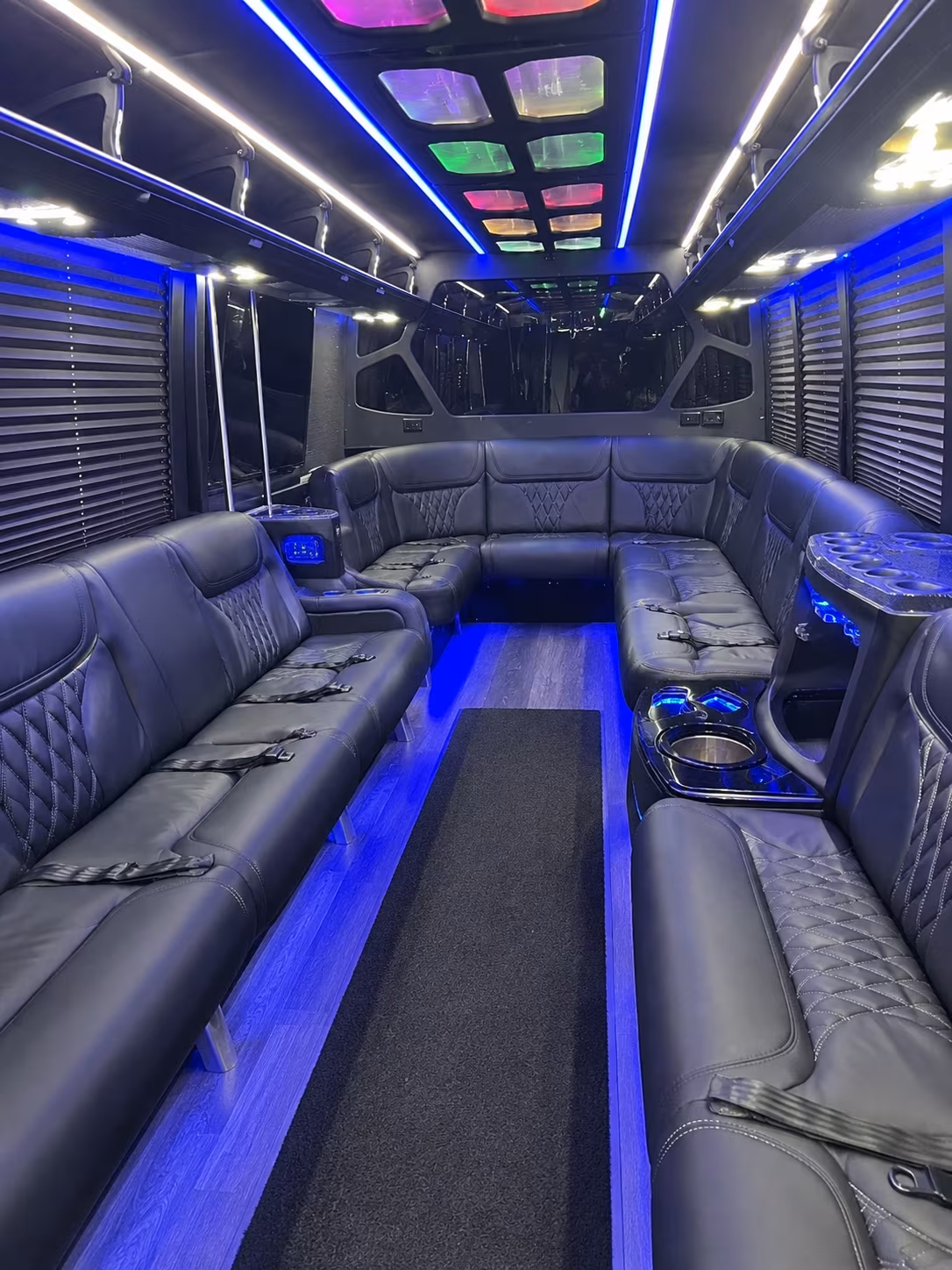 Baton Rouge Prom & Homecoming Transportation party bus exterior