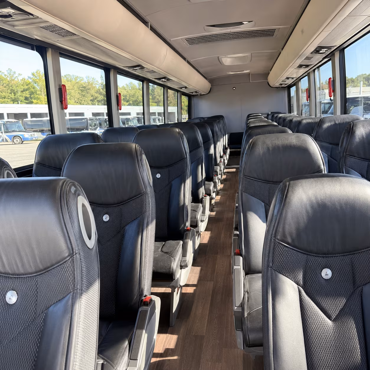 Baton Rouge School Event Transportation party bus exterior