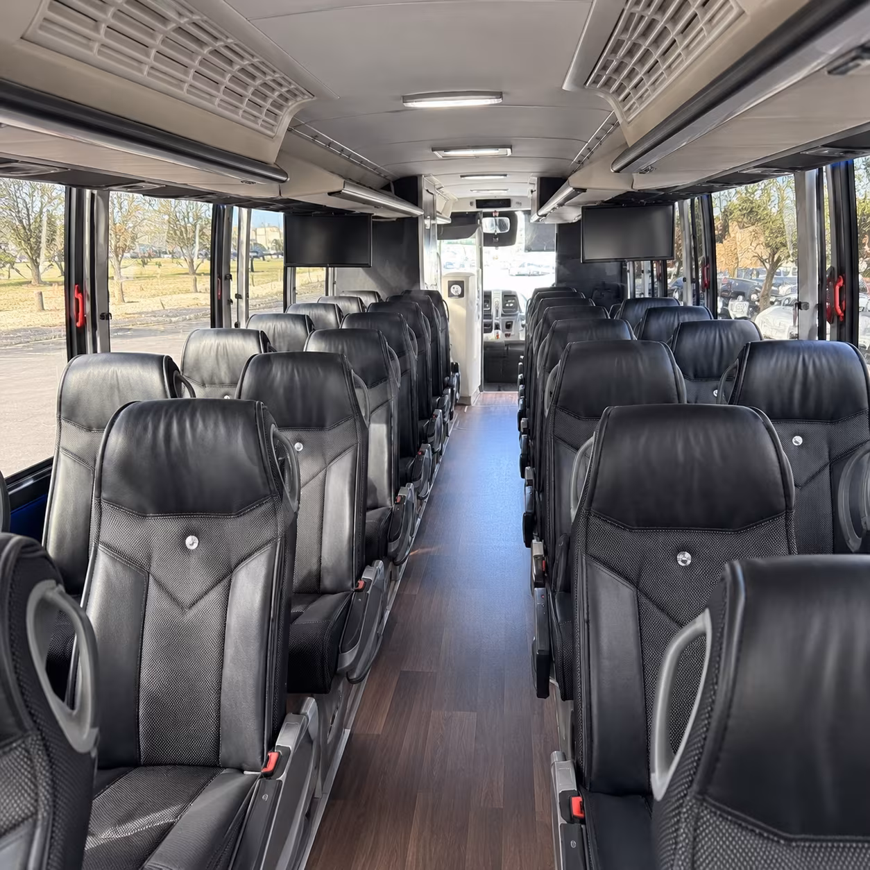 Baton Rouge School Event Transportation party bus exterior