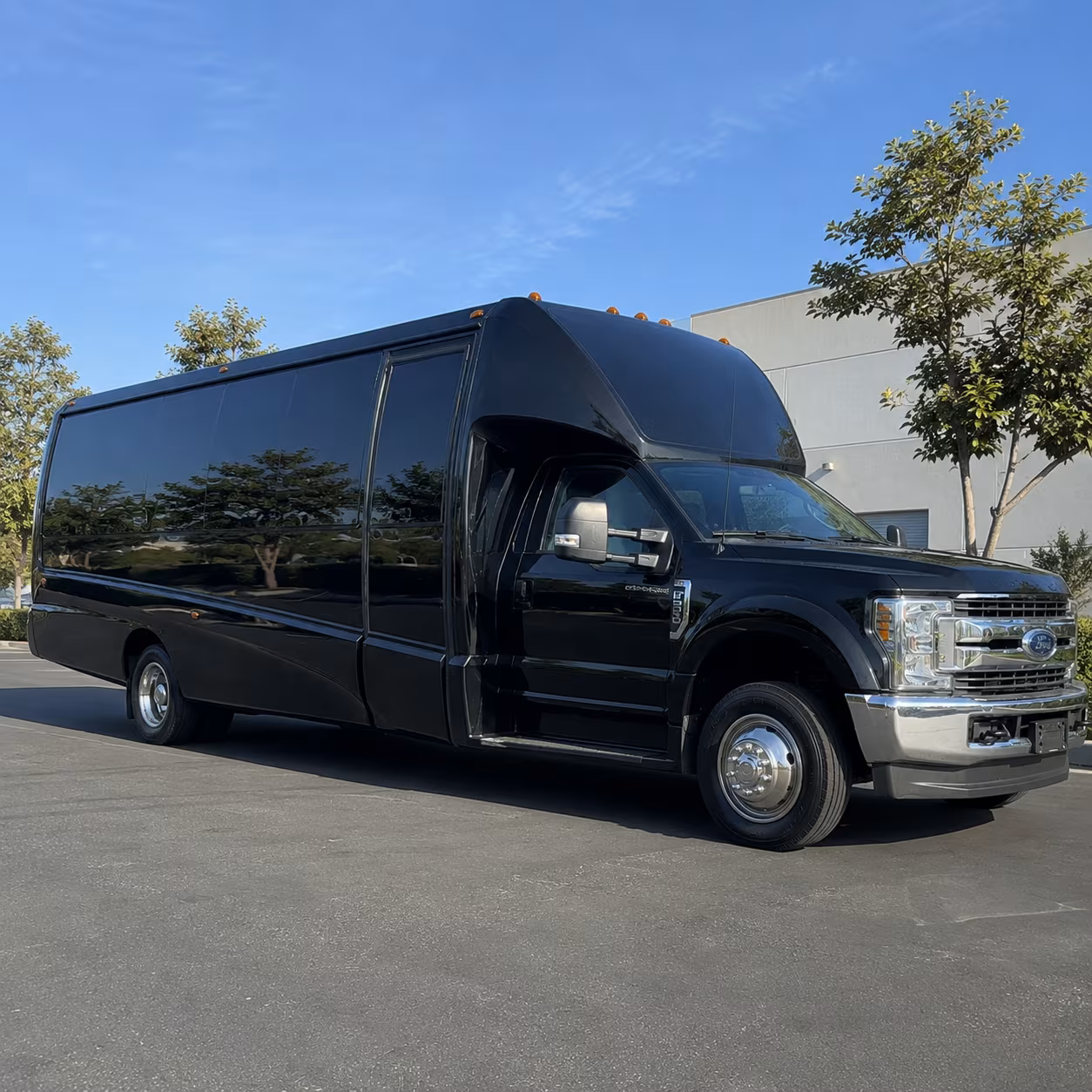 Baton Rouge Sporting Event Transportation party bus exterior