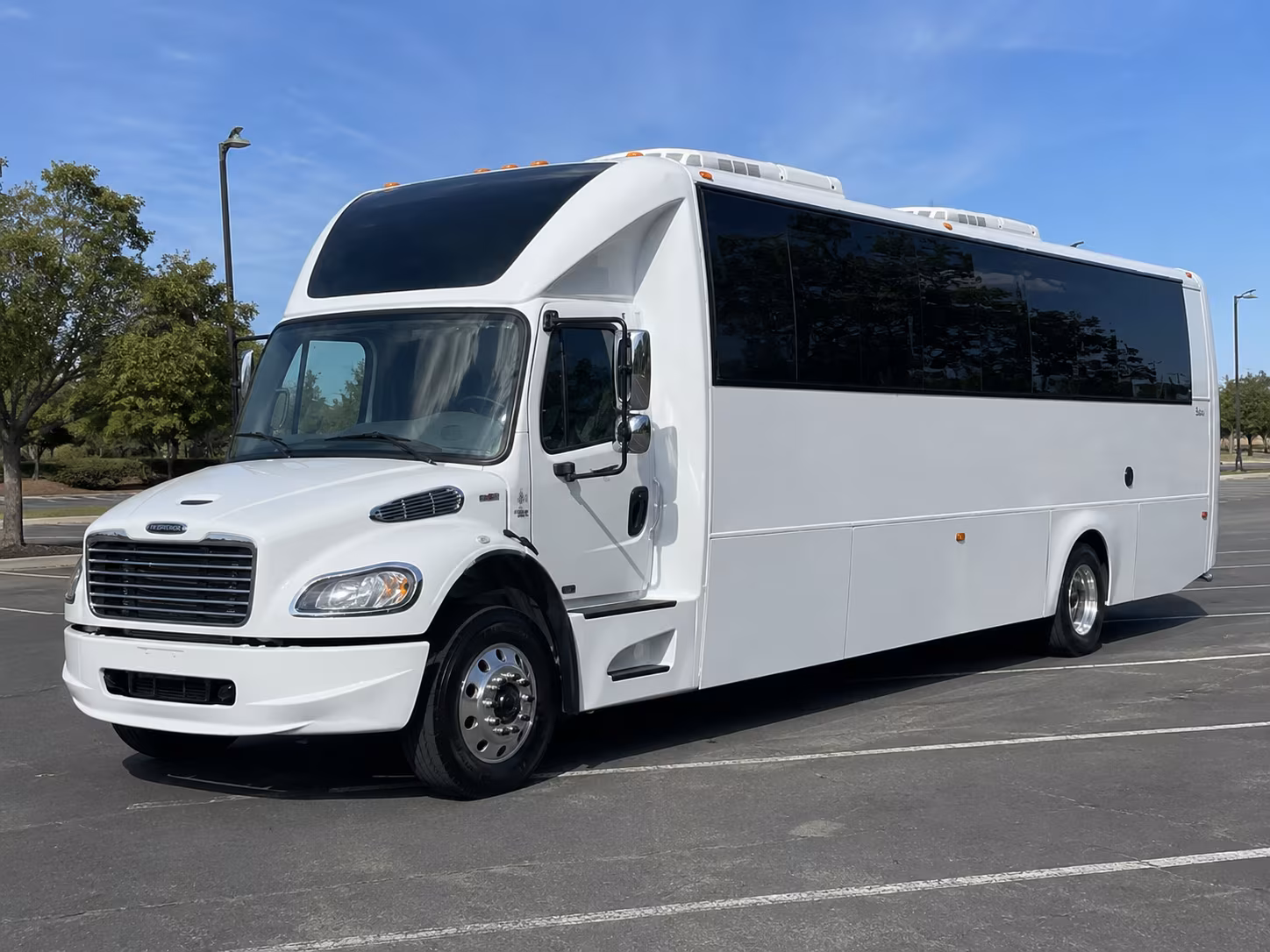 Baton Rouge Wedding Transportation party bus exterior