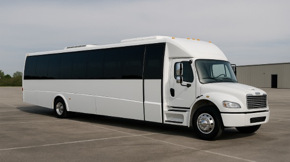 Exterior of Charter Bus Company Jackson's 30 Passenger Party Bus in Jackson
