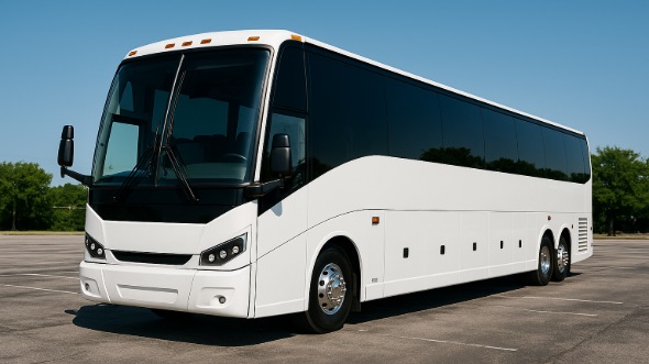 Exterior of Charter Bus Company Mobile's 40 Passenger Party Bus in Mobile