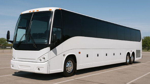 Exterior of Charter Bus Company Baton Rouge's 56 Passenger Charter Bus in Baton Rouge